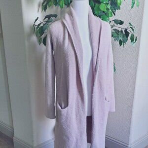 Anthropologie Lilac Longline Cardigan